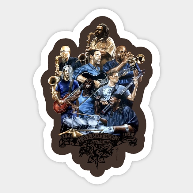 The band Sticker by lalexander7